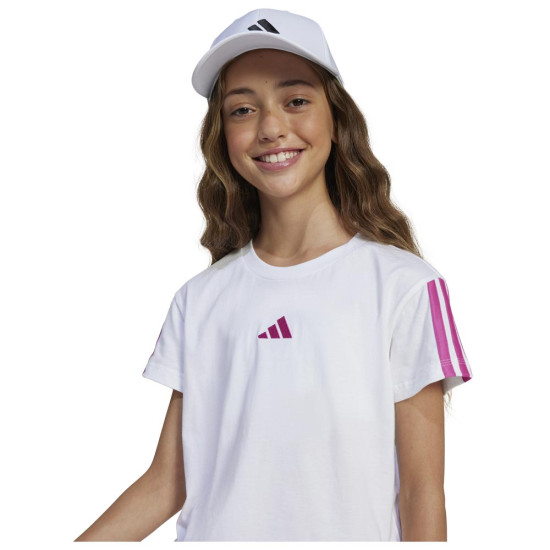 Adidas Παιδική κοντομάνικη μπλούζα Essentials 3-Stripes  Tee
